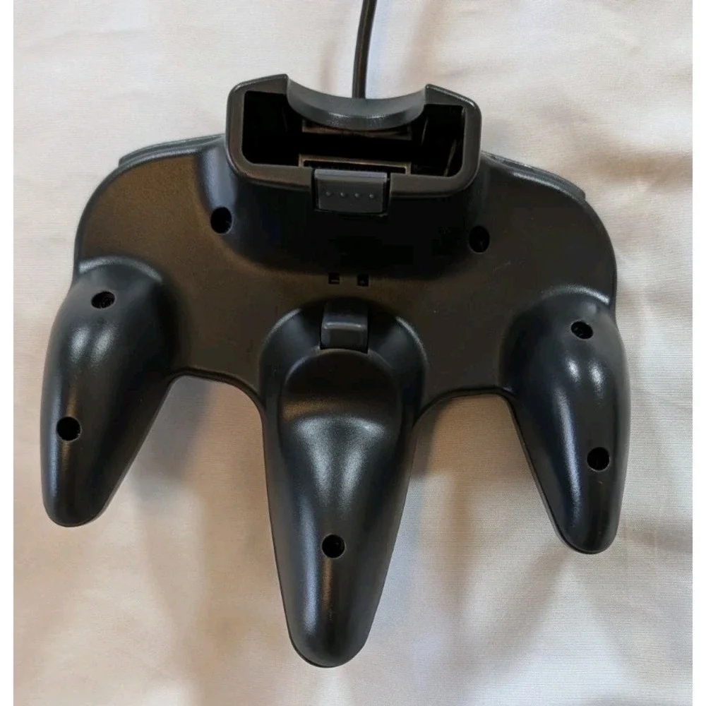 Wireless N64 Controller Rechargeable for Nintendo 64 Black Tested‎ EUC